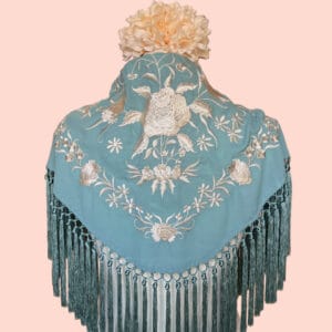 MANTÓN BORDADO BICOLOR