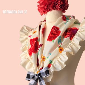 PIQUILLO FLAMENCA BORDADO CRUDO